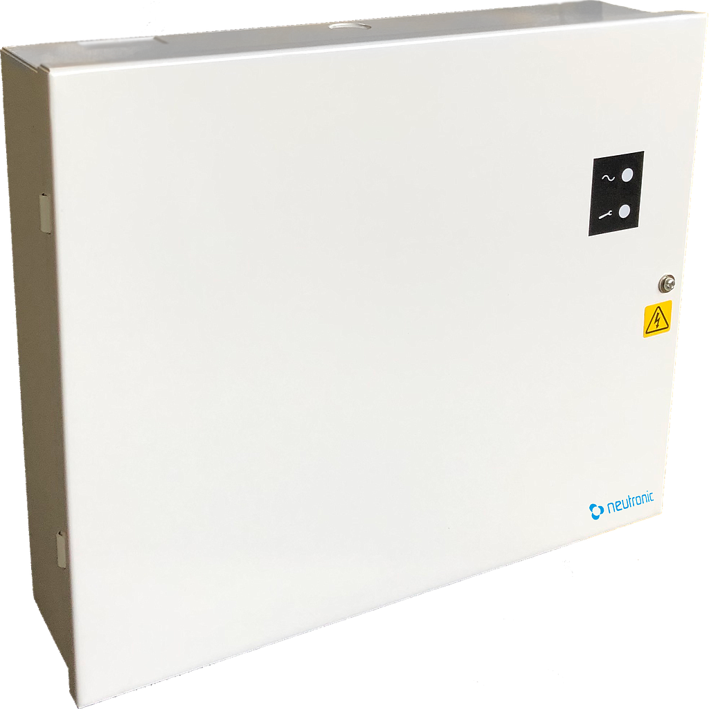 [ALIM24-10] Alimentation 24V-10A + chargeur batterie (livré sans batterie) - 400x420x80