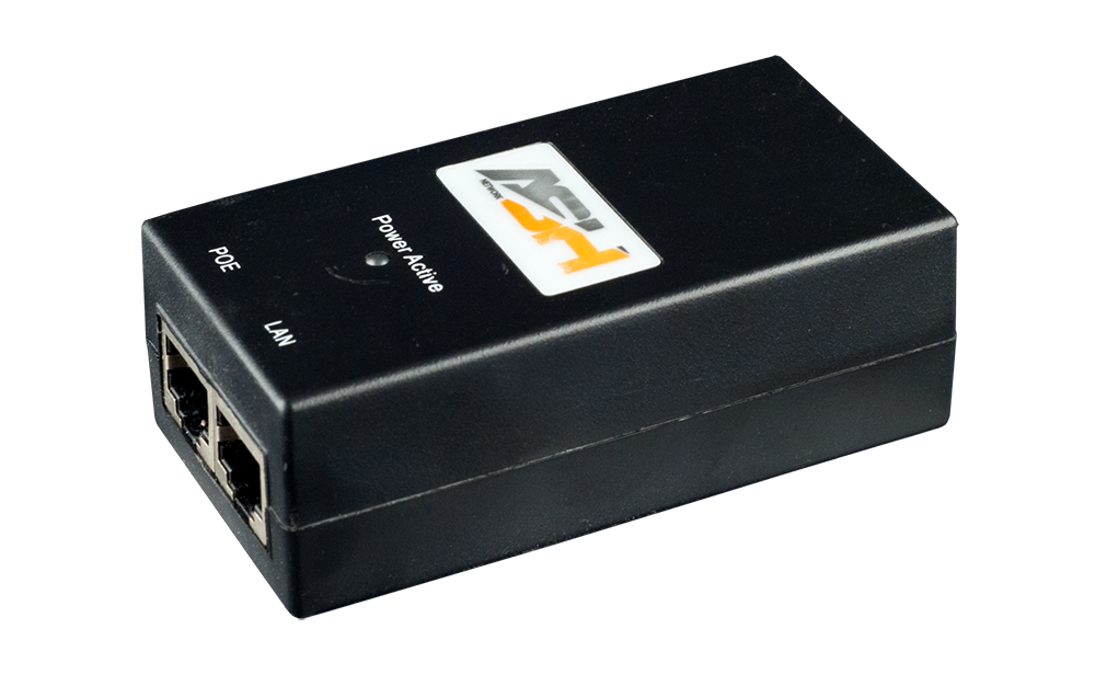 [ASH-POE24V-48W] INJECTEUR POE 24V - 48W