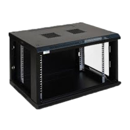 [ARMOIRE19-6U-450] COFFRET MURAL INFORMATIQUE 6U 600X450 MONTÉ