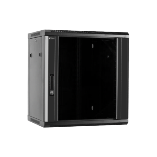 [ARMOIRE19-12U] COFFRET MURAL INFORMATIQUE 12U 600X600 MONTÉ