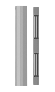 [EMDH2500C] Bandeau 2500mm - 2 x 600 lbs - 12/24Vcc - NF S 61-937 (EMDH2500C)