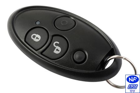 [RW132KF1800A] Télécommande 4 boutons monodirectionnelle RISCO