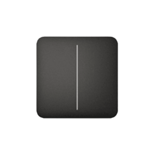 [46016.144.GP] Ajax SoloButton (2-gang) [55] graphite   (BASELINE)