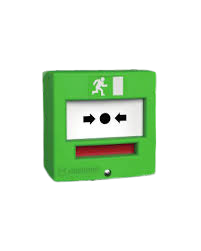 [5710V3C] DM 1 contact en saillie ou encastrable VERT + CAPOT  (NEU-5710V3C)