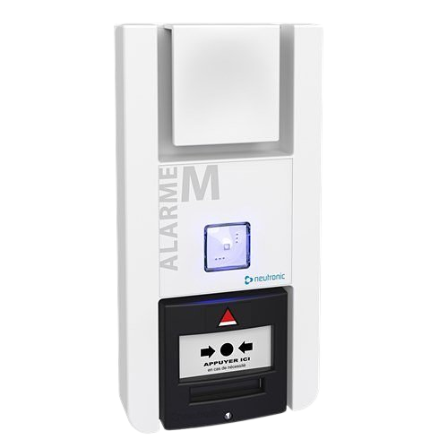 [TT5PL-RF3] Equipement Alarme Menace à piles Radio Sonore et Lumineux avec BM noir intégré  (NEU-TT5PL-RF)