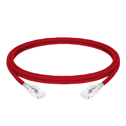 [TLCR0.5R] CORDON S/FTP CAT6 CCA 0.5M ROUGE