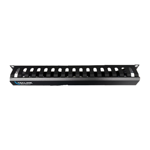 [TLVD130] GUIDE PASSE CÂBLE  NOIR 19" 1U