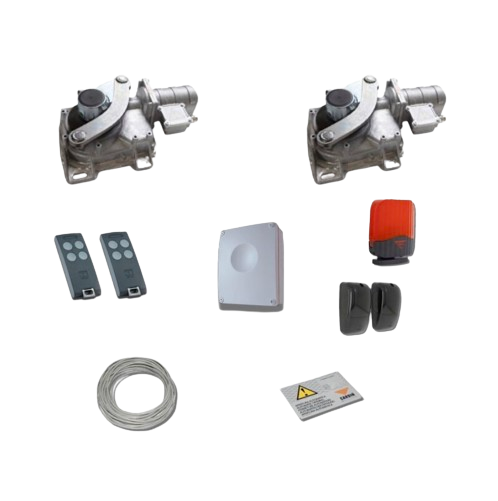 [KT-HLXCORE24T] KIT COMPLET AVEC MOTEURS 24V ENTERRÉS POUR PORTAILS BATTANTS - CARDIN KT-HLXCORE24T