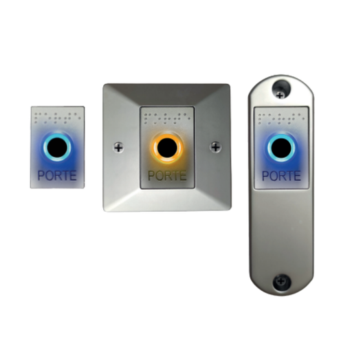 [R304-0101] Pack complet comprenant 1 bouton poussoir sans contact + 1 boitier encastrement + 1 boitier saillie 