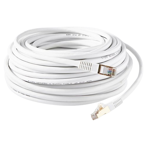[TLCR40] CABLE RESEAU AVEC COS RJ45 40M BLANC
