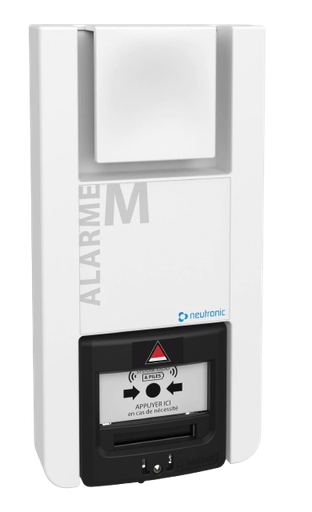 [TT5P-G2] Equipement Alarme Menace à piles Sonore avec BM noir intégré G2