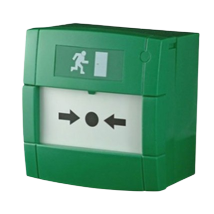 [M4A-G000SF-K013-13] Déclencheur Manuel vert Double contact (HO-M4A-G000SF-K013)