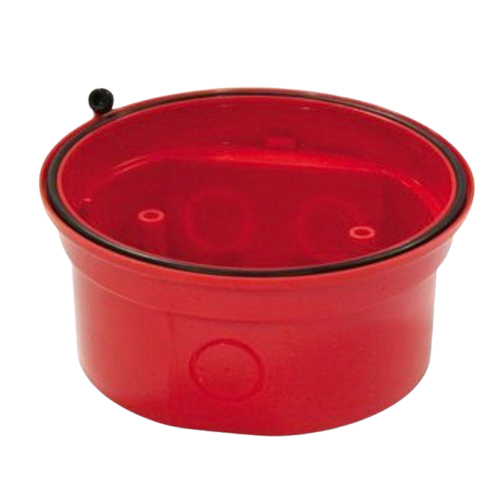 [WRR] Socle profond rouge pour diffuseur d'évacuation IP  (HO-WRR)