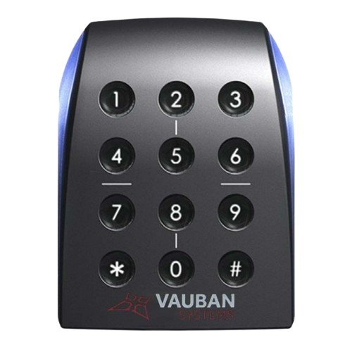 [VREADER-KP.] Lecteur VAUBAN,KB,DESFIRE,Large, RS485 SSCPV1, Noir, Cbl3m